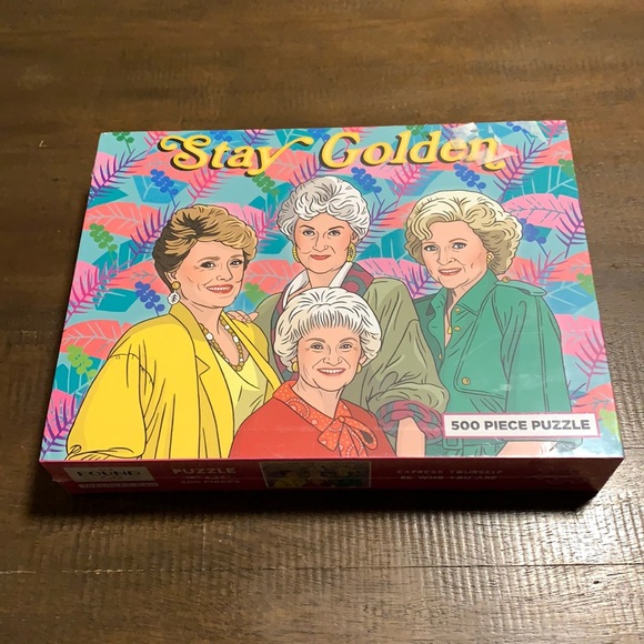 Golden Girls 500 Piece Puzzle Stay Golden Betty White Assemble into Picture Wall - Picture 1 of 5